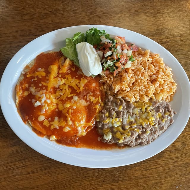 Enchilada Plate.