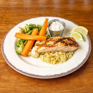 Grilled Salmon Plate