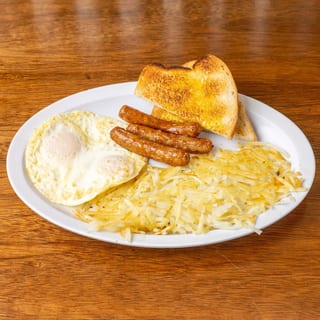 Two Eggs Any Style with Link Sausage